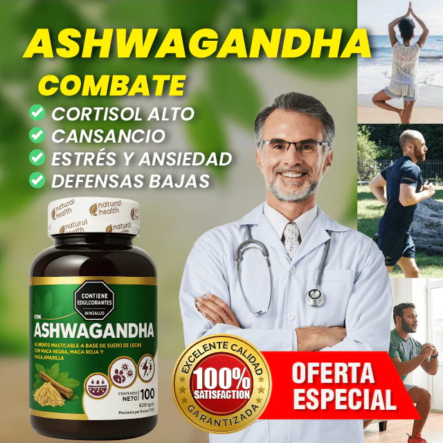 Calm™ - ASHWAGANDHA, Energía para tu cuerpo y mente