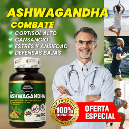 Calm™ - ASHWAGANDHA, Energía para tu cuerpo y mente