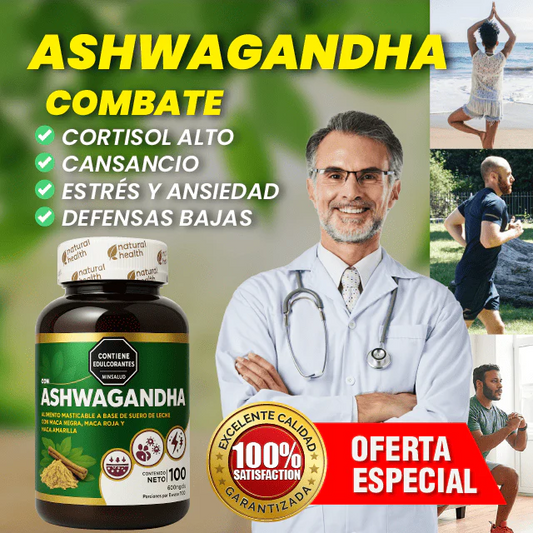 Calm™ - ASHWAGANDHA, Energía para tu cuerpo y mente