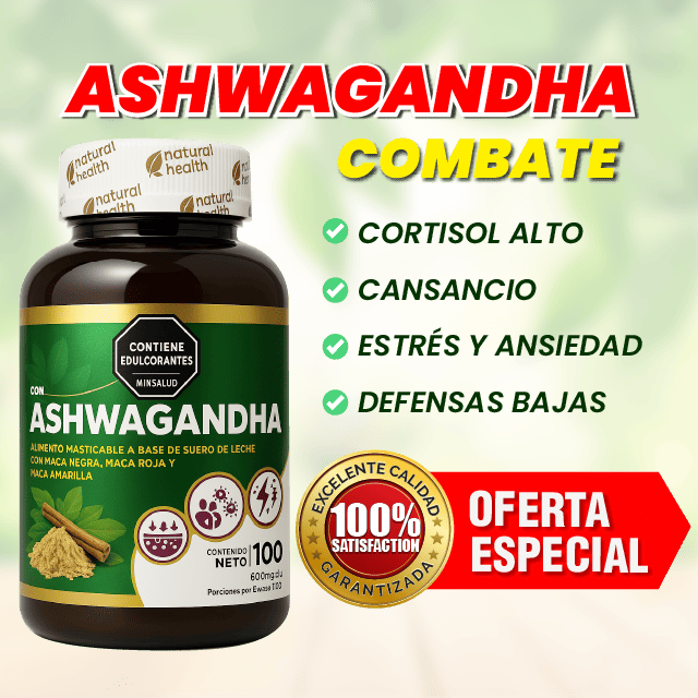 Calm™ - ASHWAGANDHA, Energía para tu cuerpo y mente