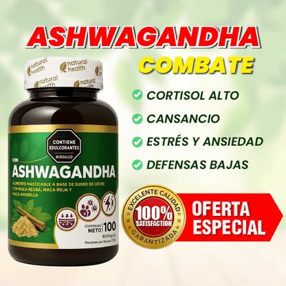 Calm™ - ASHWAGANDHA, Energía para tu cuerpo y mente